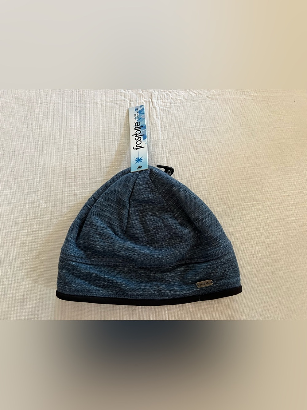 Frostbite Men’s Beanie Sweater Fleece Space-Dyed Navy New